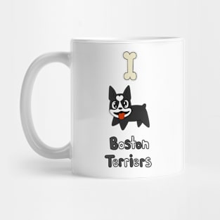 I Heart Boston Terriers Mug